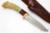 Damascus and Crown Stag Hunter