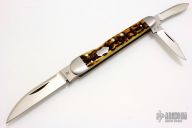 TB2014 Lockback Whittler - Antique Jigged Bone