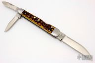 TB2014 Lockback Whittler - Antique Jigged Bone