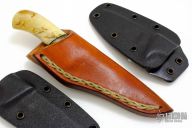 Fawn - Leather and Kydex sheaths