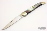 Black Lip and Abalone Linerlock