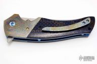 Shinogi with Textured Timascus