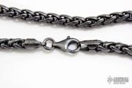 Talon 5mm Solid Sterling Silver 24" Necklace