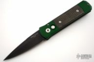 Godson - Green w/ Carbon Fiber Inlays / Black Plain Edge
