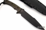 Horkos - Black / Green w/ Kydex Sheath