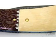 Damascus & Mammoth Ivory Folder