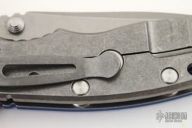 XM-18 Framelock Flipper - 3 1/2" (Tumble Finish / Blue)