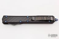 106-3Ti Makora II Black Full Serrated - Titanium Hardware