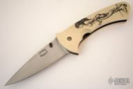 Linerlock Folder w/ Scrimshaw