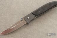 Slim Damascus liner lock