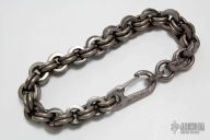 10 Gauge 50/50 Punched and Butted Titanium Bracelet