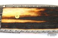 Damascus & Stag Side Lock Folder