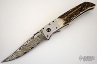 Damascus & Stag Folder