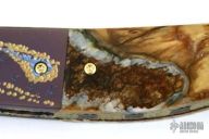 Damascus & Mammoth Molar Folder