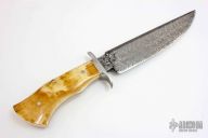 Damscus Fixed Blade - Arkansas Living Treasure ALT 9 2011