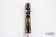 Engraved Linerlock w/ Damascus and Abalone