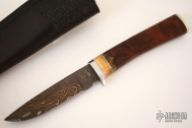 Damascus & Cocobolo Hunter