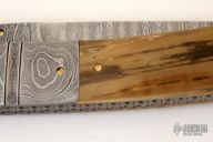 Damascus & Mammoth Ivory Folder