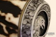 #284-111 Ivory & Sambar Stag Straight Blade