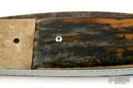 Damascus & Mastodon Ivory Folder