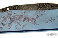 Engraved Titanium Folder