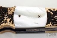 Damascus, Bronze & Mother of Pearl Auto