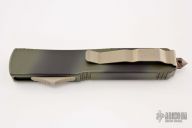 120-2GC Ultratech Bayonet Green Camo Serrated