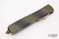 120-2GC Ultratech Bayonet Green Camo Serrated