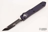 123-UMS Ultratech T/E - Black Serrated Tactical