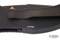 Doru 2015 - Black Handle w/ Tactical Grip / Black Blade / Plain Edge