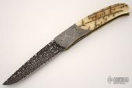 Damascus & Mammoth Ivory Folder