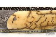 Damascus & Mammoth Ivory Folder