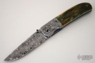 Damasteel & Mammoth Ivory Folder