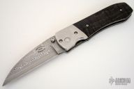 Damascus Linerlock Folder