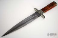 Engraved Damascus Dagger