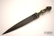 Filigreed Damascus Dagger