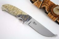 Engraved Musk Ox Hunter