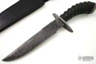 Damascus Fighting Bowie Knife