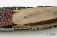 Damascus & Mammoth Ivory Folder