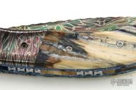 Damascus & Mammoth Tooth Folder