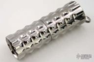 Double Grooved Custom Ti Keychain Light (Bare Titanium)