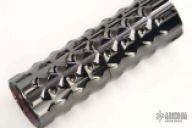 Double Grooved Custom Ti Keychain Light (DLC)