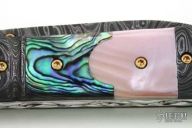 Damascus, Abalone & Pearl Folder