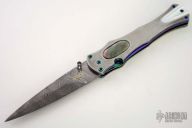 Damascus Linerlock Folder