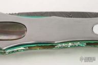 Damascus Linerlock Folder