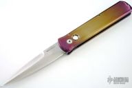 Godfather Custom - Hand Ground / Orange Peel / Rainbow Anodized