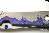 Large Sebenza 21 - Unique Graphic "Night Sky"