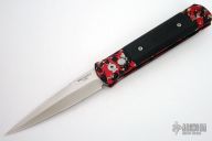 Godfather - Multicolor Handle / Black G10 Inlays / Satin Blade
