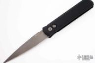 Godfather 920 - Solid Black Handle / Bead Blast Blade