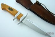 Sub-Hilt Scrimshawed Knife